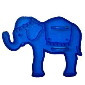 Vintage Blue Elephant Cookie Cutter 4.5" Domar 1950s Circus Kitchen Tool Decor